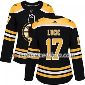 Adidas Maillot de Hockey Boston Bruins Milan Lucic 17 2017-2018 Noir Authentic - Femme